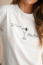MARTINI TEE- WHITE