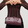 NESSA SHOULDER BAG- WINE