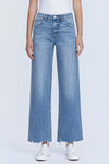 HIGH RISE WIDE LEG DENIM-