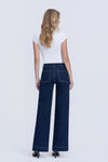OLIVIA HIGH RISE TROUSER DENIM- DARK