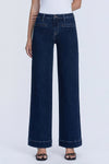 OLIVIA HIGH RISE TROUSER DENIM- DARK