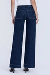 OLIVIA HIGH RISE TROUSER DENIM- DARK