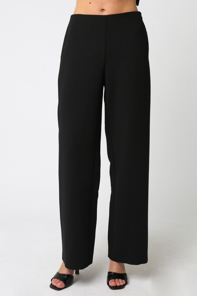 EMELIA TROUSER PANT- BLACK