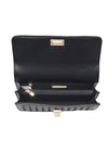 LULU WOVEN PURSE- BLACK