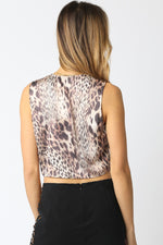 LUEY LEOPARD TANK- LEOPARD