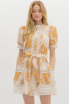 MARIGOLD CROCHET DRESS- YELLOW