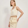 ROXIE CLUTCH- IVORY