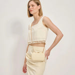 ROXIE CLUTCH- IVORY