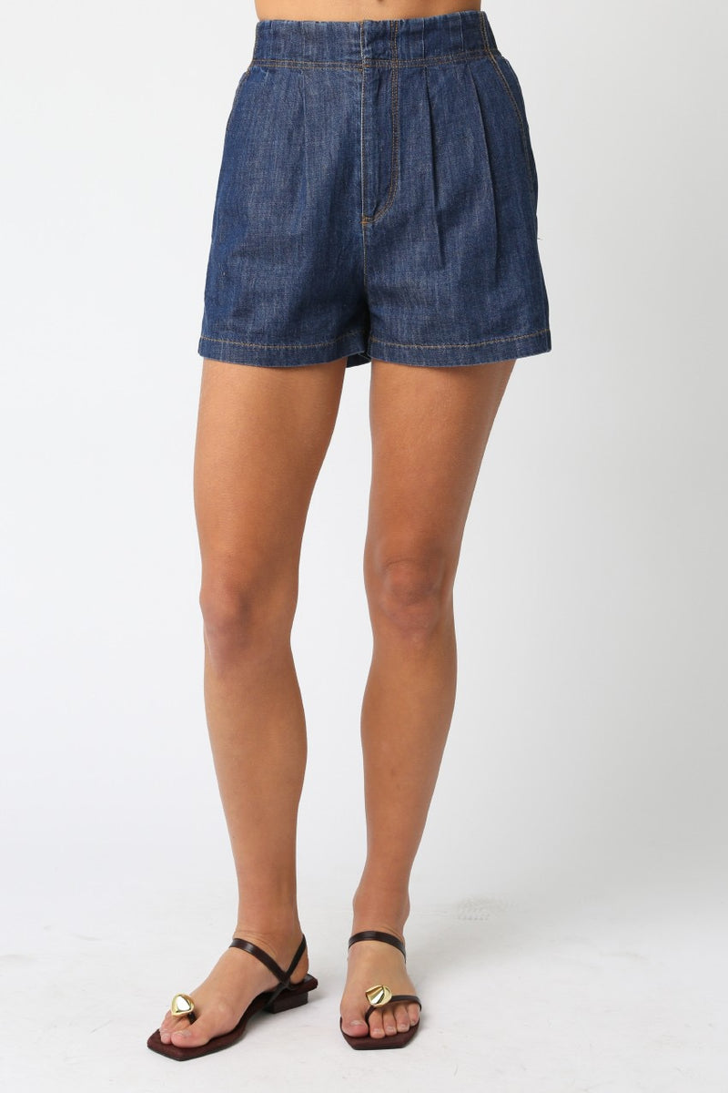 JULISSA DENIM SHORTS- DENIM