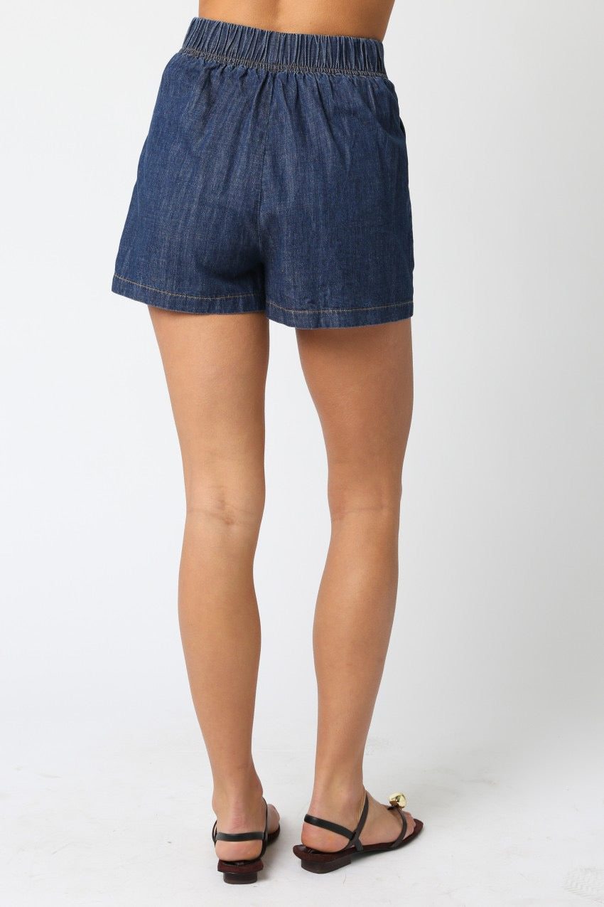 JULISSA DENIM SHORTS- DENIM
