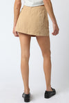 MABEL POCKET SKIRT- TAUPE