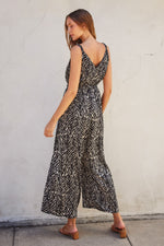 WILD IN JUMPSUIT- BLACK/IVORY