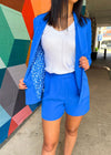 BOSS BABE BLAZER- ELECTRIC BLUE