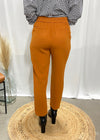 TAPERED PANTS- TOFFEE